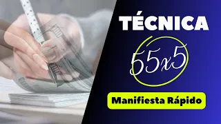 Técnica 55x5  SI FUNCIONA.. MANIFIESTA tus deseos..!