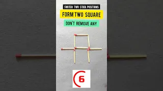 Can you solve this match stick puzzle? #shorts #tutorsd