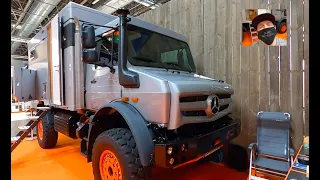 Krug XP Unimog U4023 4x4 expedition vehicle motorhome Moghome RV Camper walkaround and interior K064