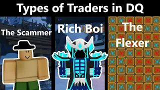 Types of Traders in Dungeon Quest!