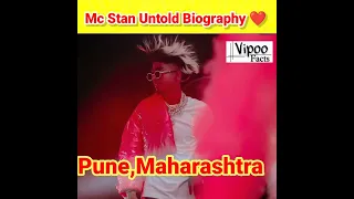 Mc Stan Untold Biography 😱 || VIPOO FACTS #shorts @MCSTANOFFICIAL666