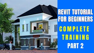 Revit Tutorial for Beginners Complete Tutorial 2022 English Part 2