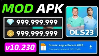 Dream League Soccer 2023 MOD APK v10.230 Gameplay - DLS 2023 MOD MENU APK (Unlimited Diamonds Coins)