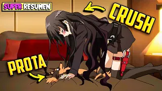 🤠El PROTA que REENCARNÓ en EL PERRO🐶 de SU CRUSH💛 INU TO HASAMI SUPER RESUMEN