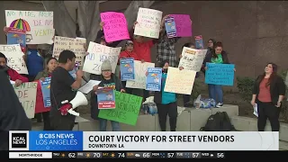 Court victory for LA street vendors