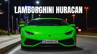 Lamborghini Huracan Night Drive, Acceleration and Sound | After Work