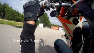 CRASHING MY SUPERMOTO 3 TIMES | A normal day at the stunt spot | Circle wheelie training