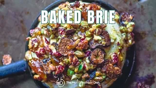 Baked Brie with Jam and Nuts in 15 Minutes | The Mediterranean Dish