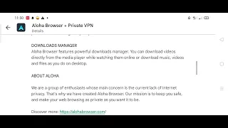 Aloha Browser + Private VPN - App Review