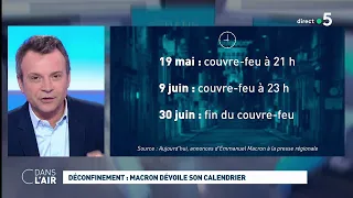 Déconfinement : Macron dévoile son calendrier #cdanslair 29.04.2021