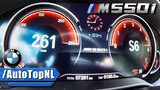 BMW M550i xDrive ACCELERATION & TOP SPEED 0-260km/h by AutoTopNL