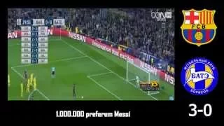 GOALS   BARCELONA 3 vs 0 BATE   04 11 2015