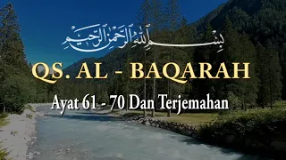 Qur'an Surah Al-Baqarah Ayat 61-70  Dan Terjemahan