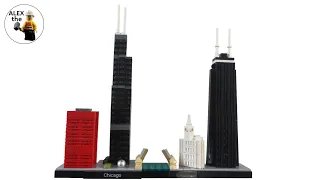 LEGO ARCHITECTURE 21033 speed build and play – Chicago