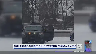 WDIV: Oakland County sheriff spots fake cop