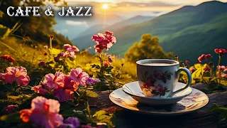 Positive Jazz | Outdoor Coffee Shop with Positive Smooth Jazz & City at Night for Work, Study