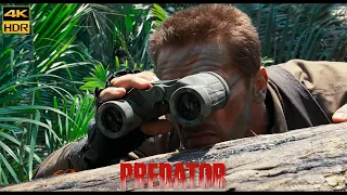 Predator 1987 Guerrilla Camp Scene Movie Clip - 4K UHD HDR John McTiernan Arnold Schwarzenegger