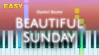 Daniel Boone - Beautiful Sunday - EASY Piano TUTORIAL by Piano Fun Play