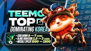 This Korean TEEMO Player is TAKING OVER SOLOQ... *RIOT MESSED UP?*