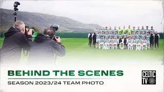 Behind the Scenes at the 2023/24 #CelticFC Team Photoshoot! 🍀📸