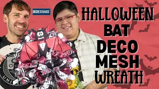 Let's Make a Halloween Bat Deco Mesh Wreath | DecoExchange Live Replay