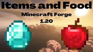 1.20 Minecraft Forge Modding Tutorial - Items and Food