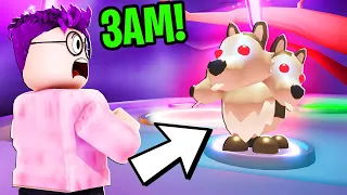 Can We Reveal Why You DO NOT MAKE A NEON PET AT 3AM In Roblox ADOPT ME!? (LANKYBOX GOT SO SCARED!)