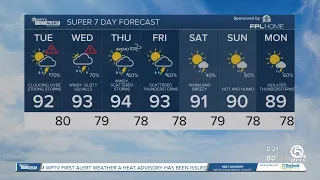 WPTV First Alert Weather forecast, morning of Aug. 29, 2023