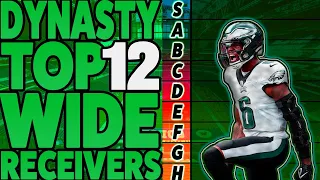 Top 12 Dynasty Fantasy Football Cornerstone Wide Receivers | Garrett Wilson, Jaxon Smith-Njigba!