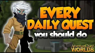 [AQW] EVERY DAILY QUEST YOU SHOULD DO! 2023