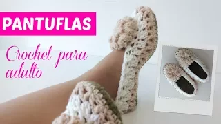 How to Knit Adult Size Crochet Slippers