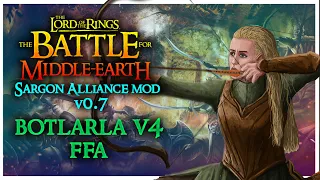 BOTLARLA 5 KİŞİLİK FFA | The Battle for Middle-earth - Skirmish / Sargon Alliance Mod v0.7