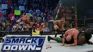 Randy Orton Interrupts Rey Mysterio's and Kurt Angle's Matches (Randy Imitates Rey) Mar 24,2006