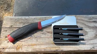 How To Sharpen A Stainless Mora Spine And Point Ferro Rods