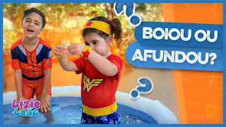 BOIA OU AFUNDA 🌊🧸 | Lizie Leão