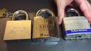 [210] HUGE Abus 83/80 "Rock" Padlock Picked and Gutted