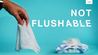 “Flushable” wipes are ruining sewage plants