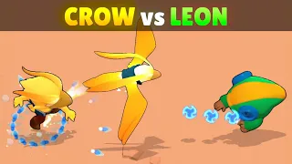 CROW vs LEON | 21 Tests | Best LEGENDARY in Brawl Stars!