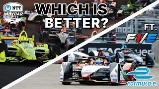 IndyCar vs Formula E: Which series is better? FT. F1/E Reviews