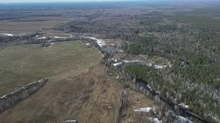 Юшут по высокой воде, весна, пешка и новый пакрафт