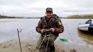 Как Поставить Перемёт при помощи Супер Блочка! Ловим Налима, река Чулым!