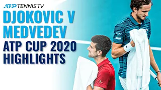 Novak Djokovic vs Daniil Medvedev | ATP Cup 2020 Extended Highlights