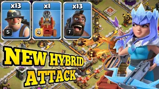 Hybrid Attack Strategy Th11 || Flame Flinger With Hybrid Attack Strategy Th11 || Clash Of Clans ||