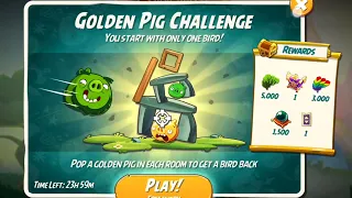 Angry birds 2 the golden pig challenge with leo 15 July 2023 gems free gameplay#ab2 challenge