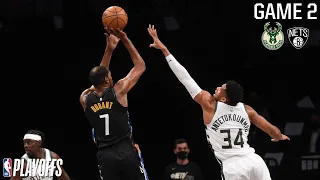 Milwaukee Bucks vs. Brooklyn Nets Game 2 FULL EXTENDED HIGHLIGHTS | 2021 NBA Playoffs