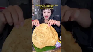 ASIAN MOM TRYING INDIAN FOOD FOR THE FIRST TIME GONE WRONG #shorts #viral #mukbang