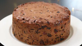 Christmas Cake Recipe(Quick & Easy) Last minute Xmas cake/super moist fruit cake recipe for xmas