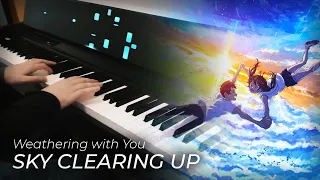 Sky Clearing Up (晴れゆく空) - Weathering with You (Tenki no Ko, 天気の子) | Piano Cover