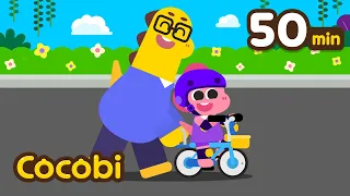 Try Step By Step Song + and More Nursery Rhymes for Kids | Daddy Will Help You! | Cocobi
