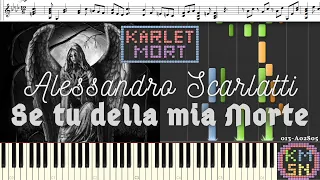 Alessandro Scarlatti - Se tu della mia Morte on Synthesia [MIDI + Sheet Music]